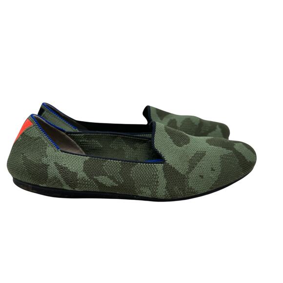 Rothy's The Loafer Flats Knit Camouflage Print Green Size 7.5 - Picture 5 of 16